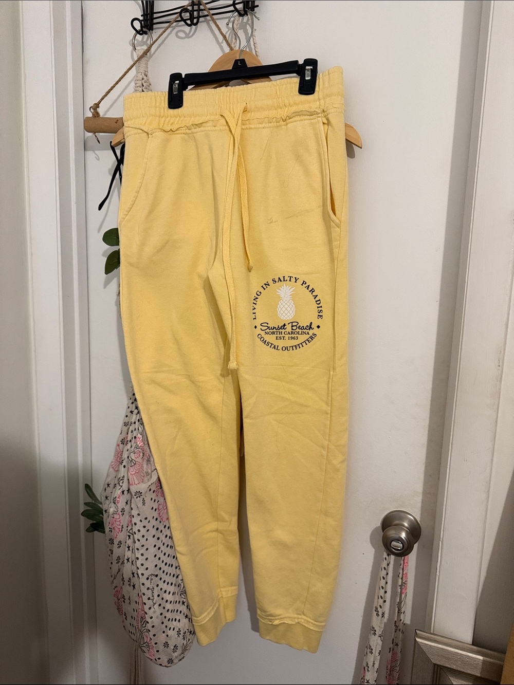 Sunset Beach women’s' Yellow Jogger Pants